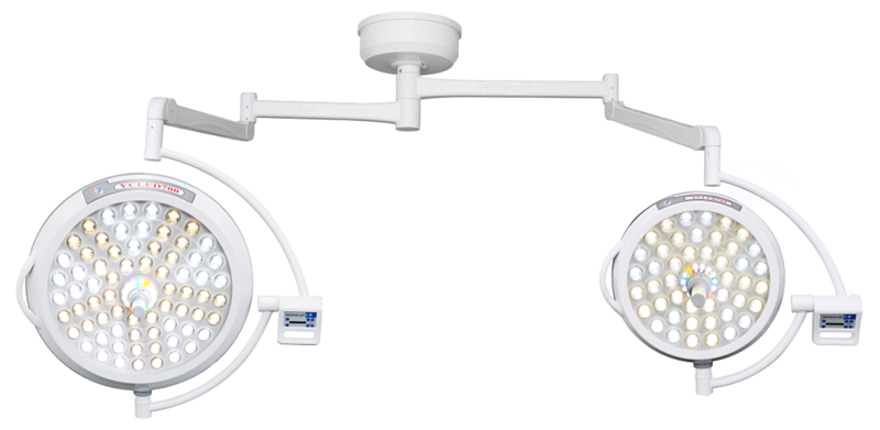 Shadowless lamp operation